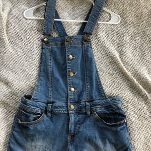 Denim overalls